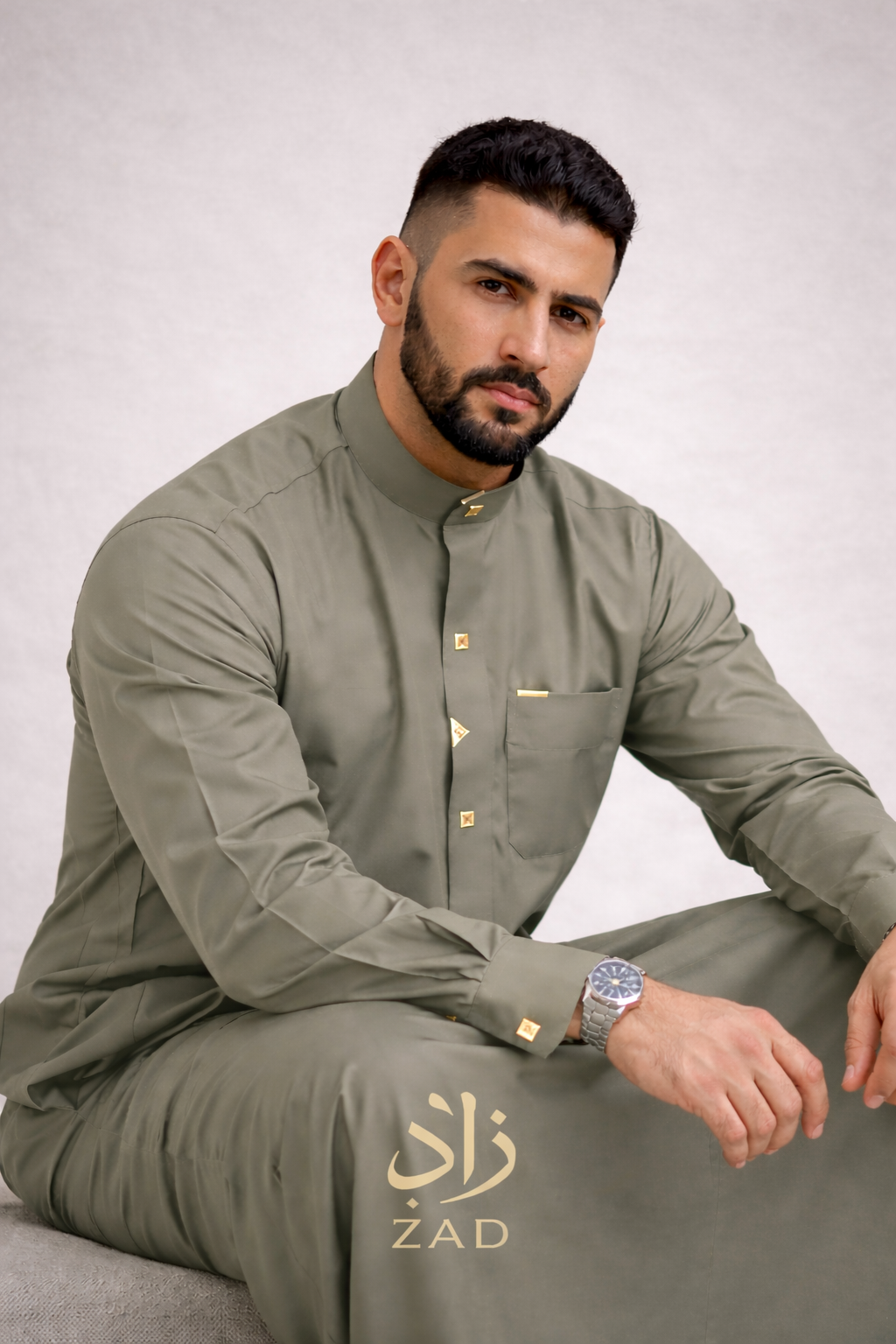 ثوب زاد الرساله (كاكي)