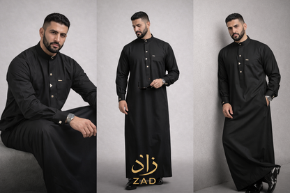 ثوب زاد الرساله (أسود)