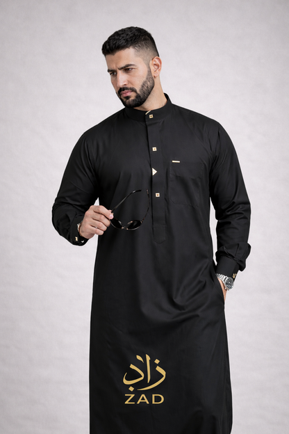 ثوب زاد الرساله (أسود)