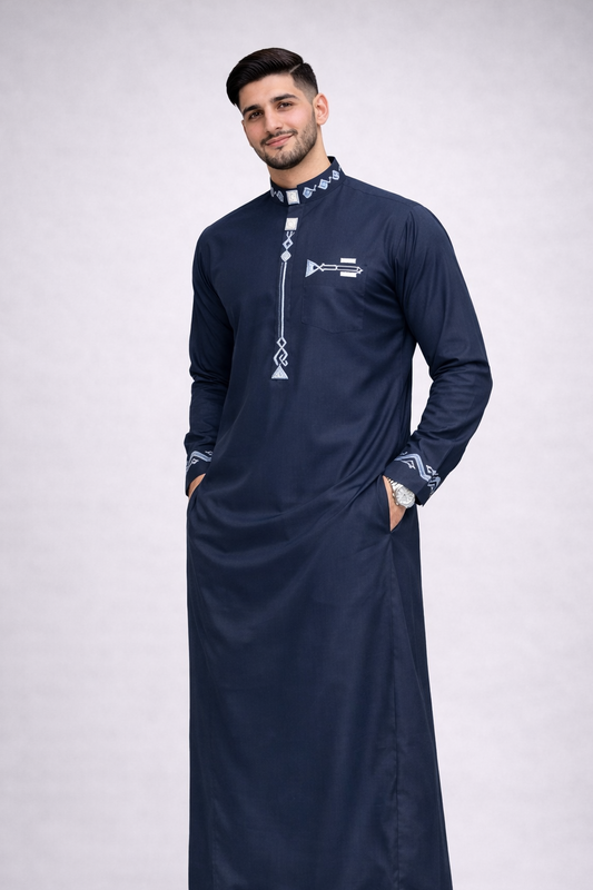 ثوب زاد الاسلامى (كحلي)