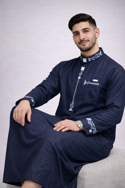 ثوب زاد الاسلامى (كحلي)