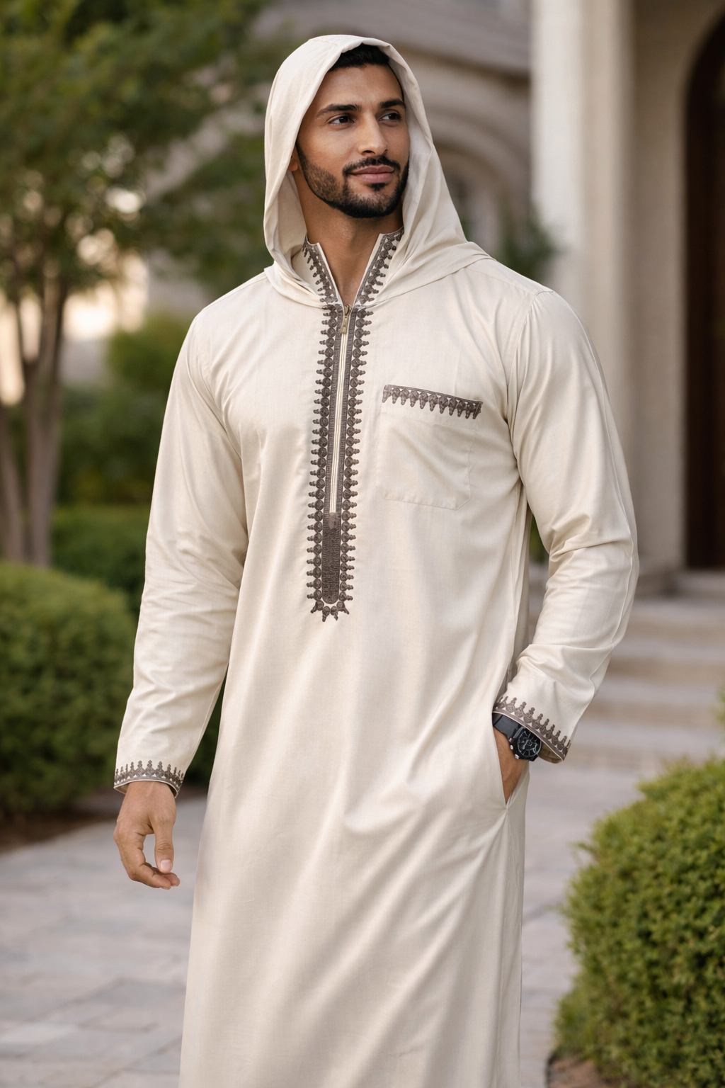 ثوب زاد المغربى (بيج فاتح)