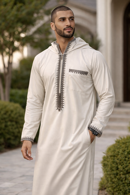 ثوب زاد المغربى (بيج فاتح)