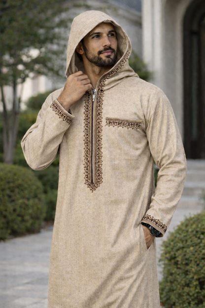 ثوب زاد المغربى (بيج)
